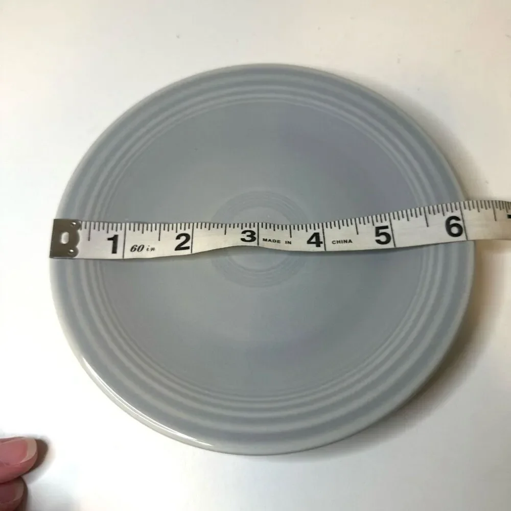 Vintage Fiesta Gray‎ Bread Plate 6”